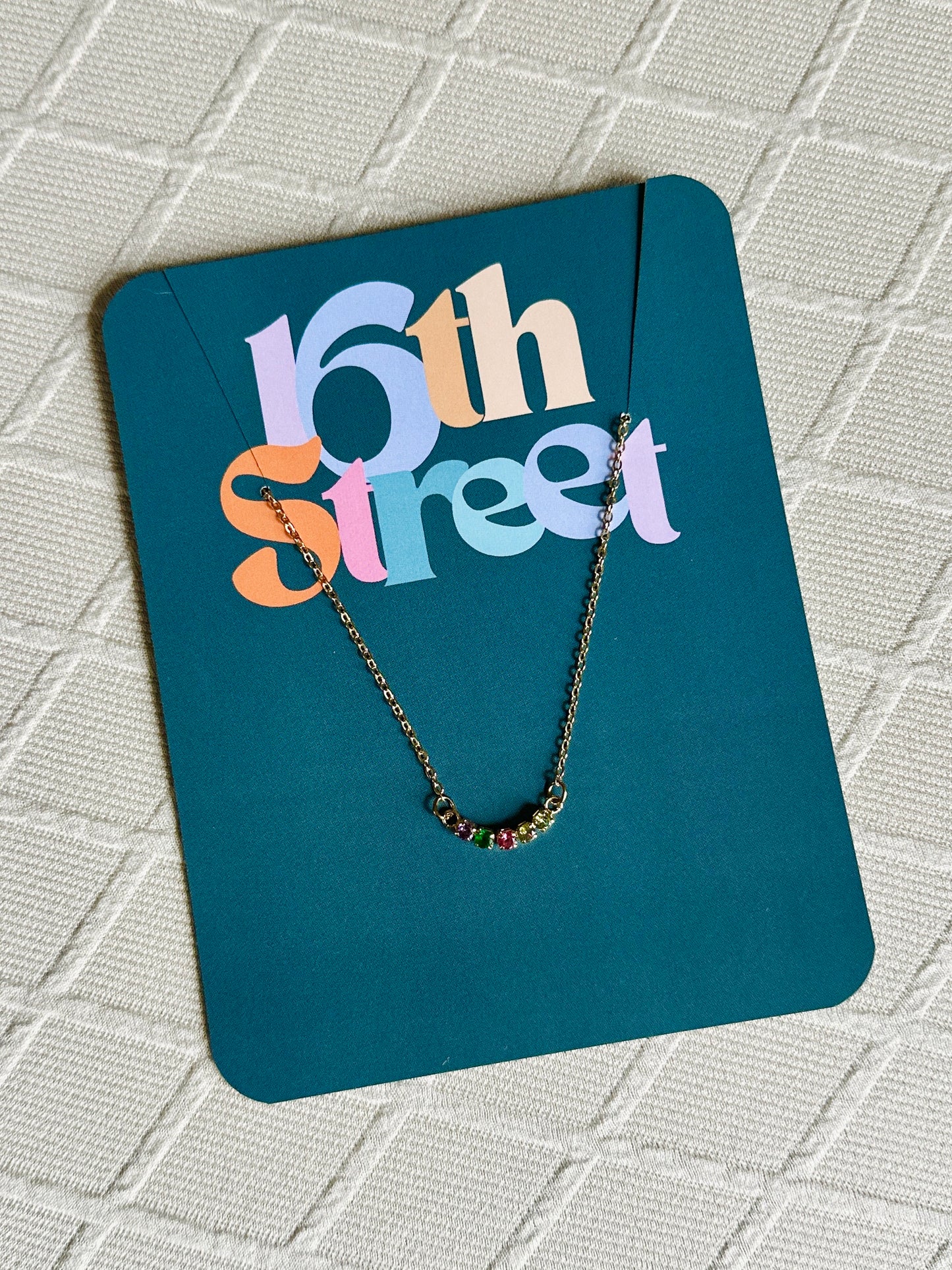 Simone Golden Necklace - Metal Necklace