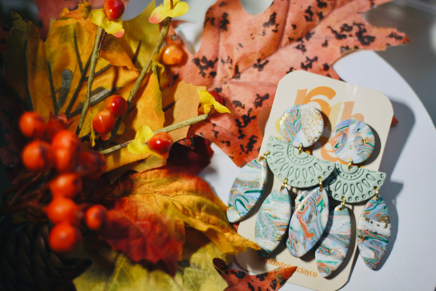 Fancy Dangles | Handmade Polymer Clay Earrings