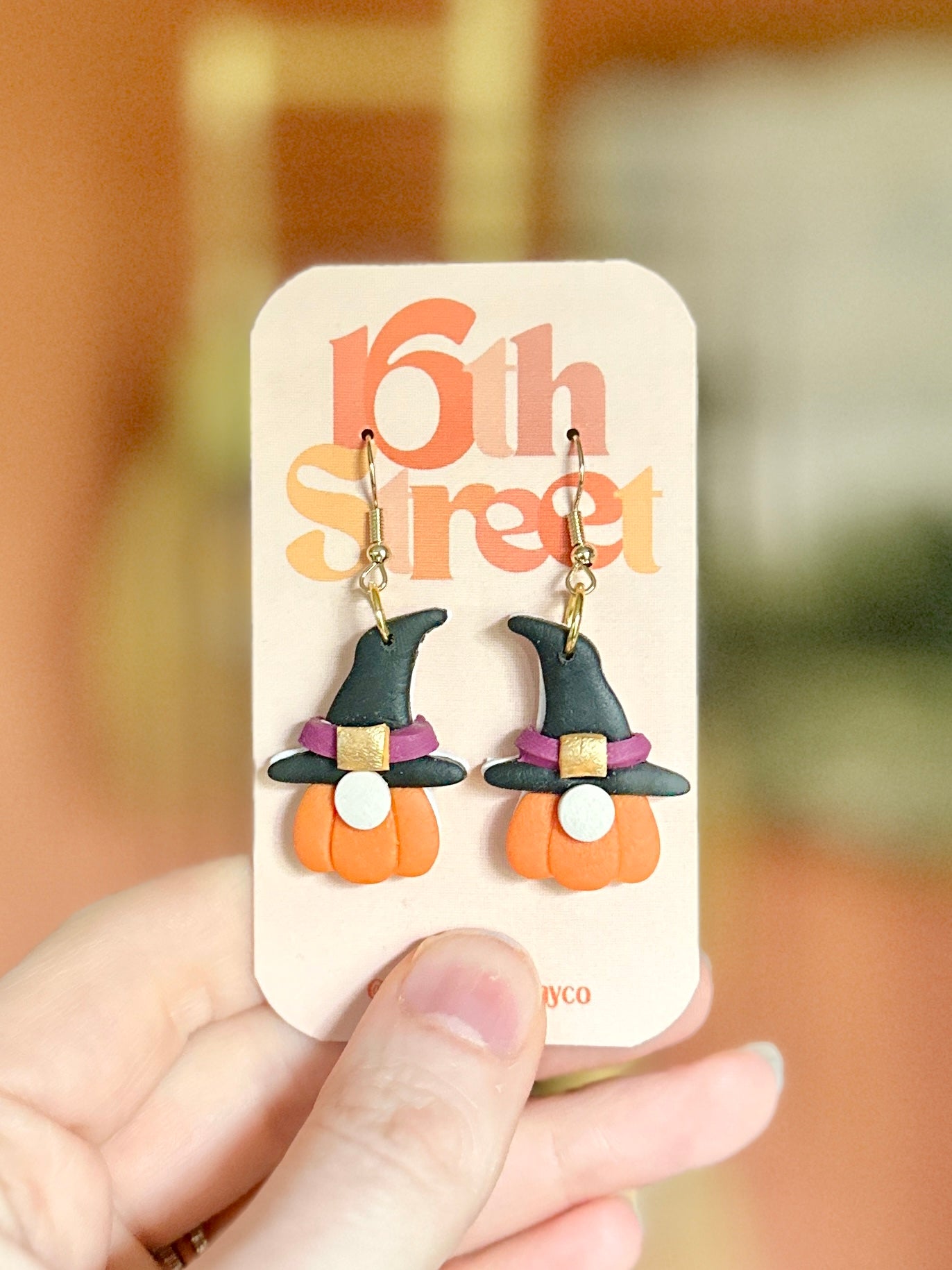 Witchy Gnomies Dangles | Handmade Polymer Clay Earrings