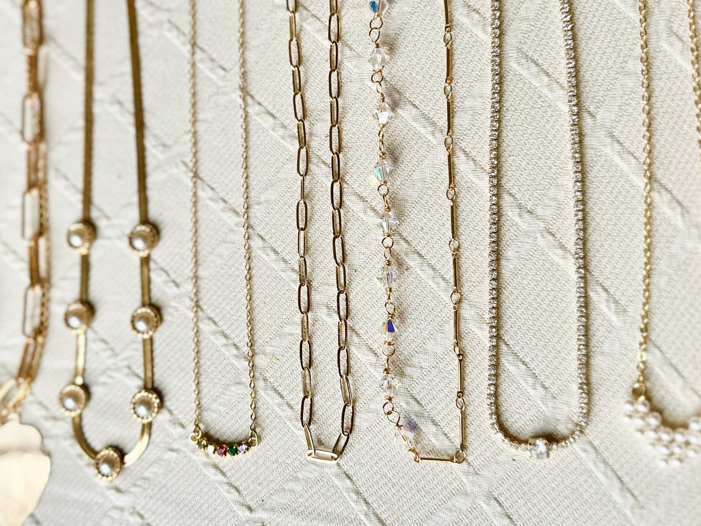 Winifred Golden Necklace - Metal Necklace