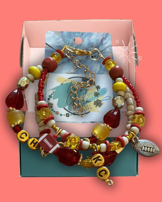Kansas City Friendship Bracelet by Lucky Charm Jewelry