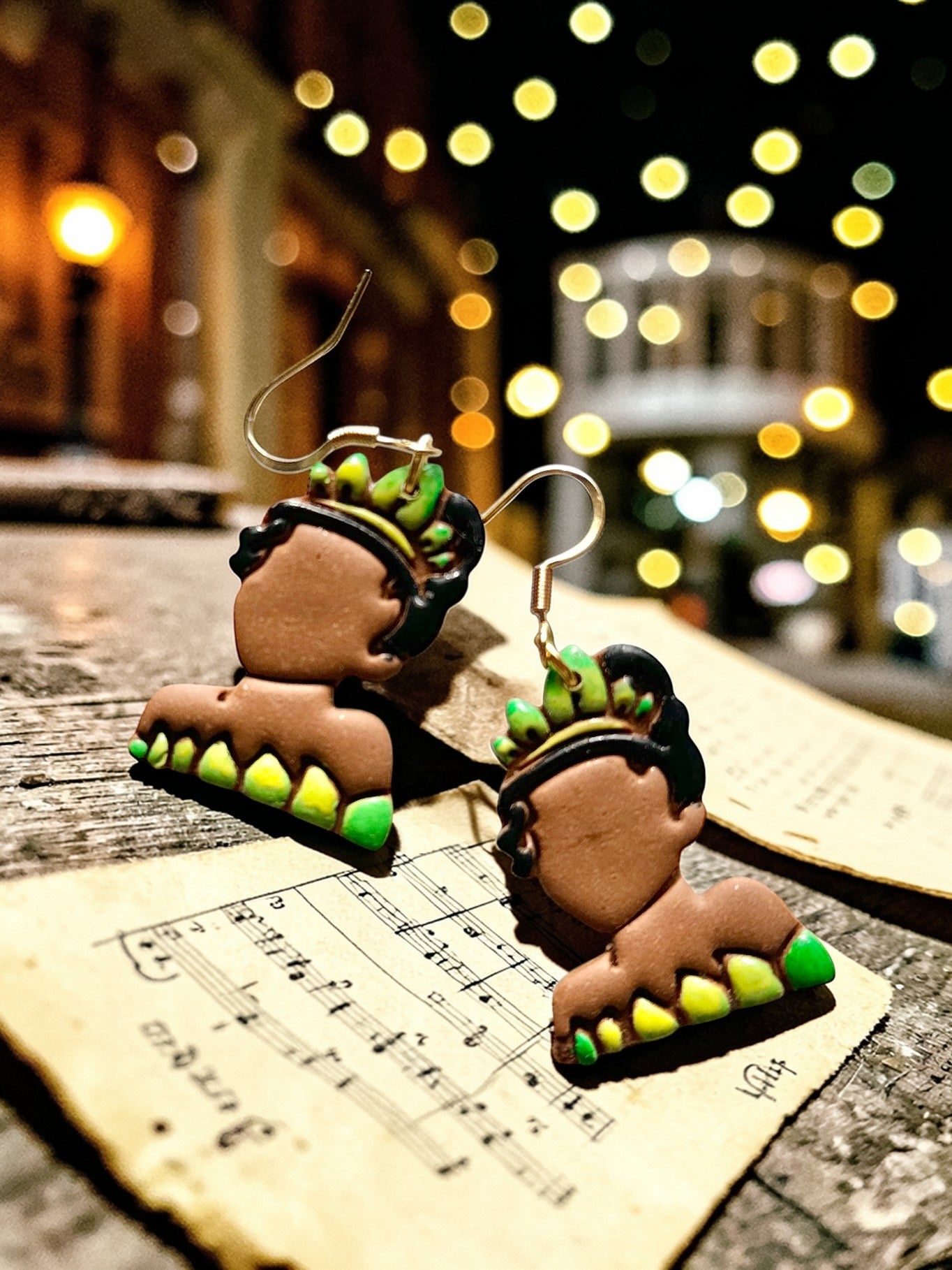 NOLA Princess Dangles | Handmade Polymer Clay Earrings