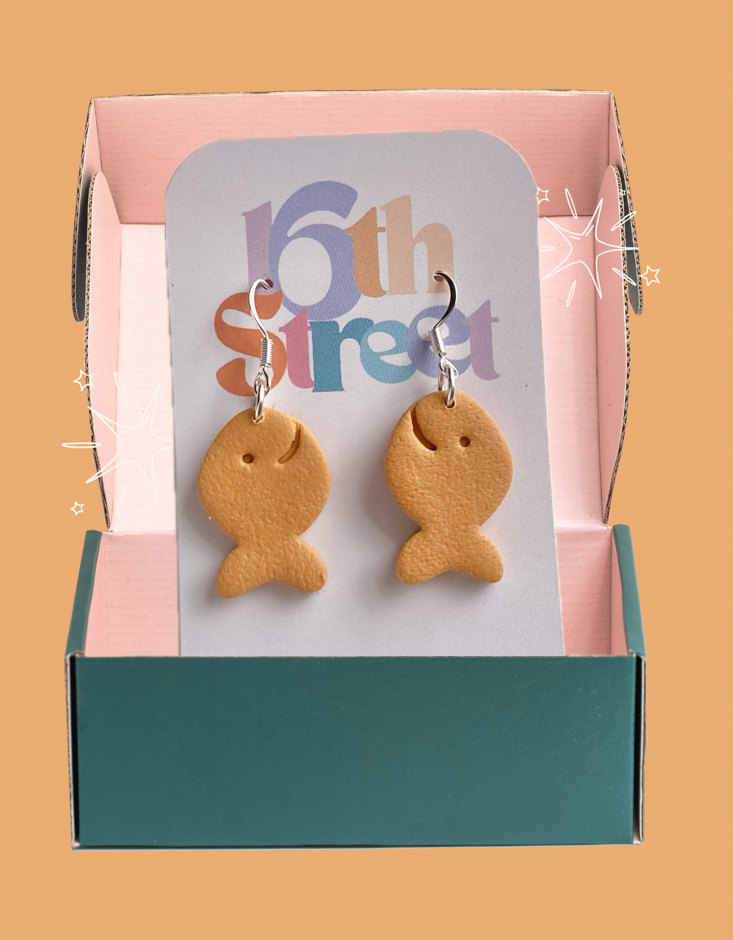 Assorted Goldfish Dangles | Handmade Polymer Clay Earrings