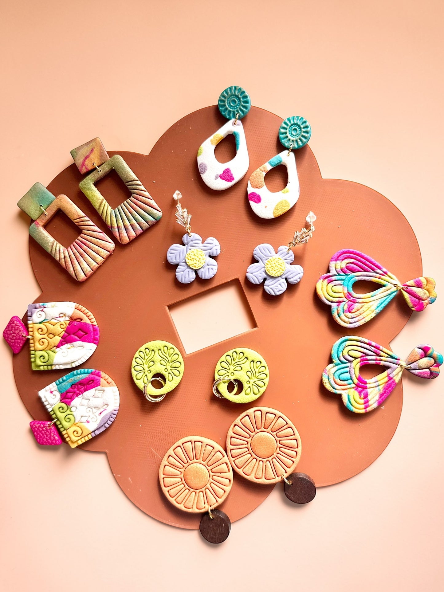 Dixie Dangles | Handmade Polymer Clay Earrings