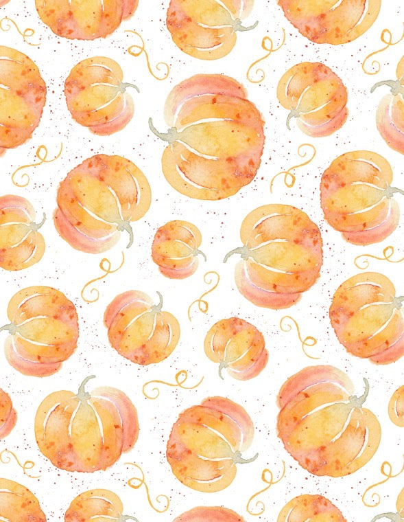 Soft Pumpkin Background | Transfer Sheet - 08