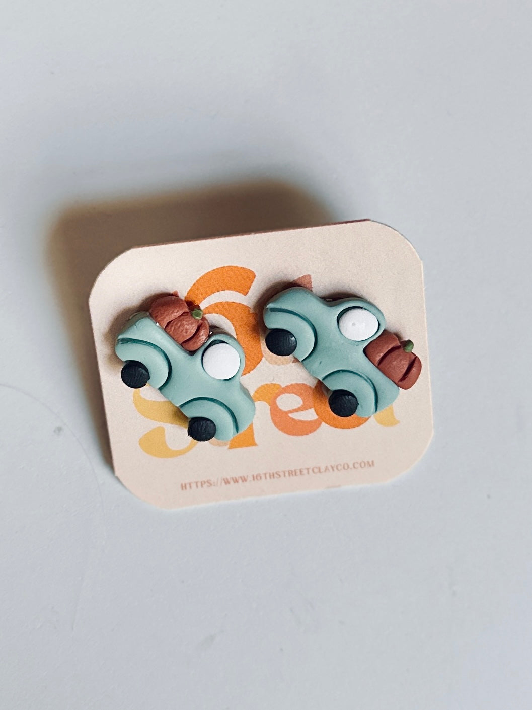 Truck Studs | Handmade Polymer Clay Earrings