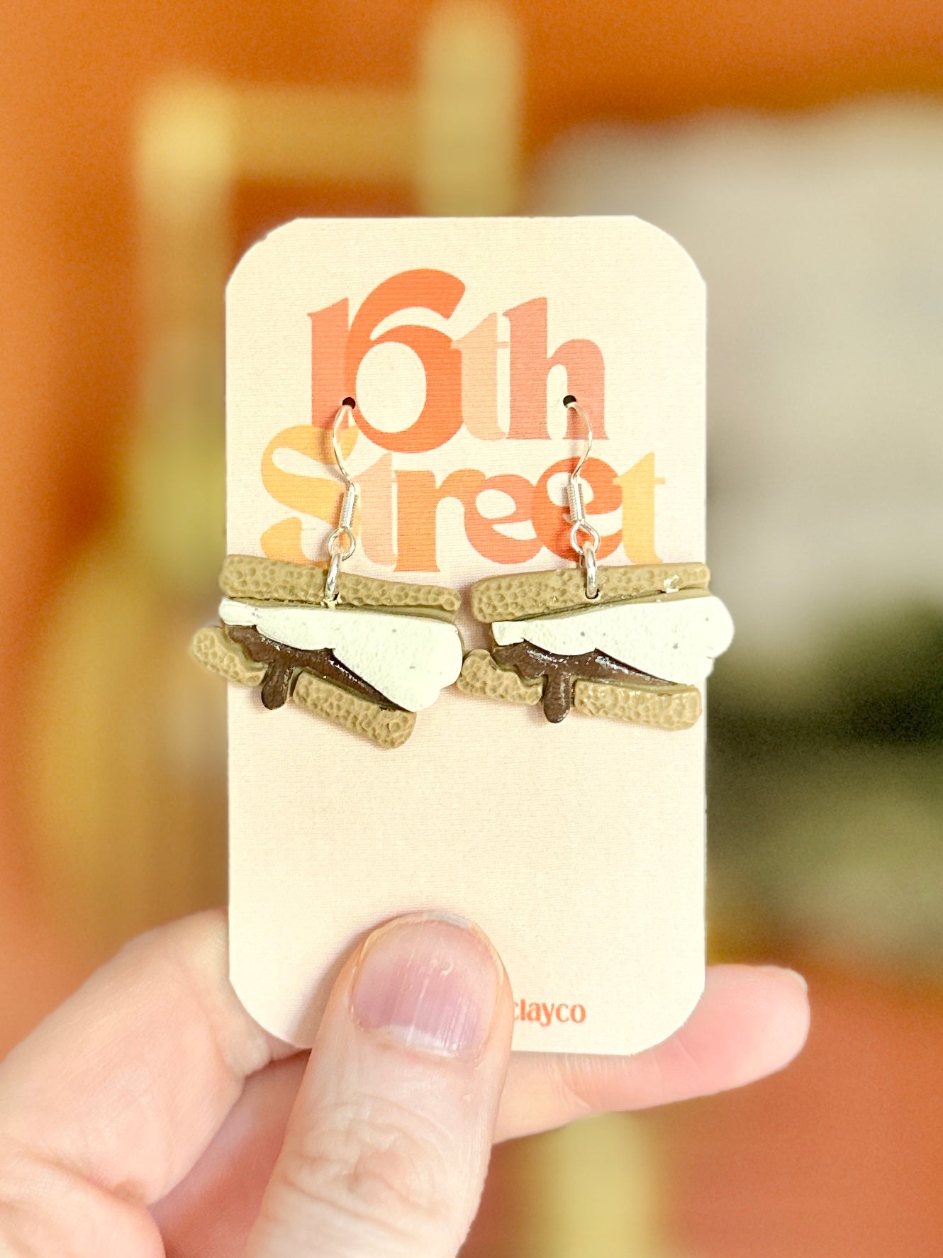 S’mores Dangles | Handmade Polymer Clay Earrings
