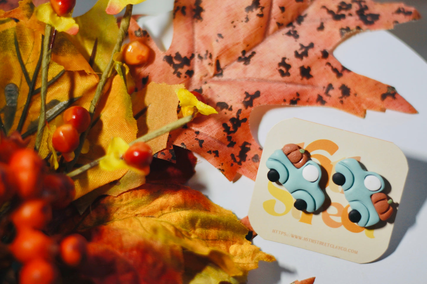 Truck Studs | Handmade Polymer Clay Earrings
