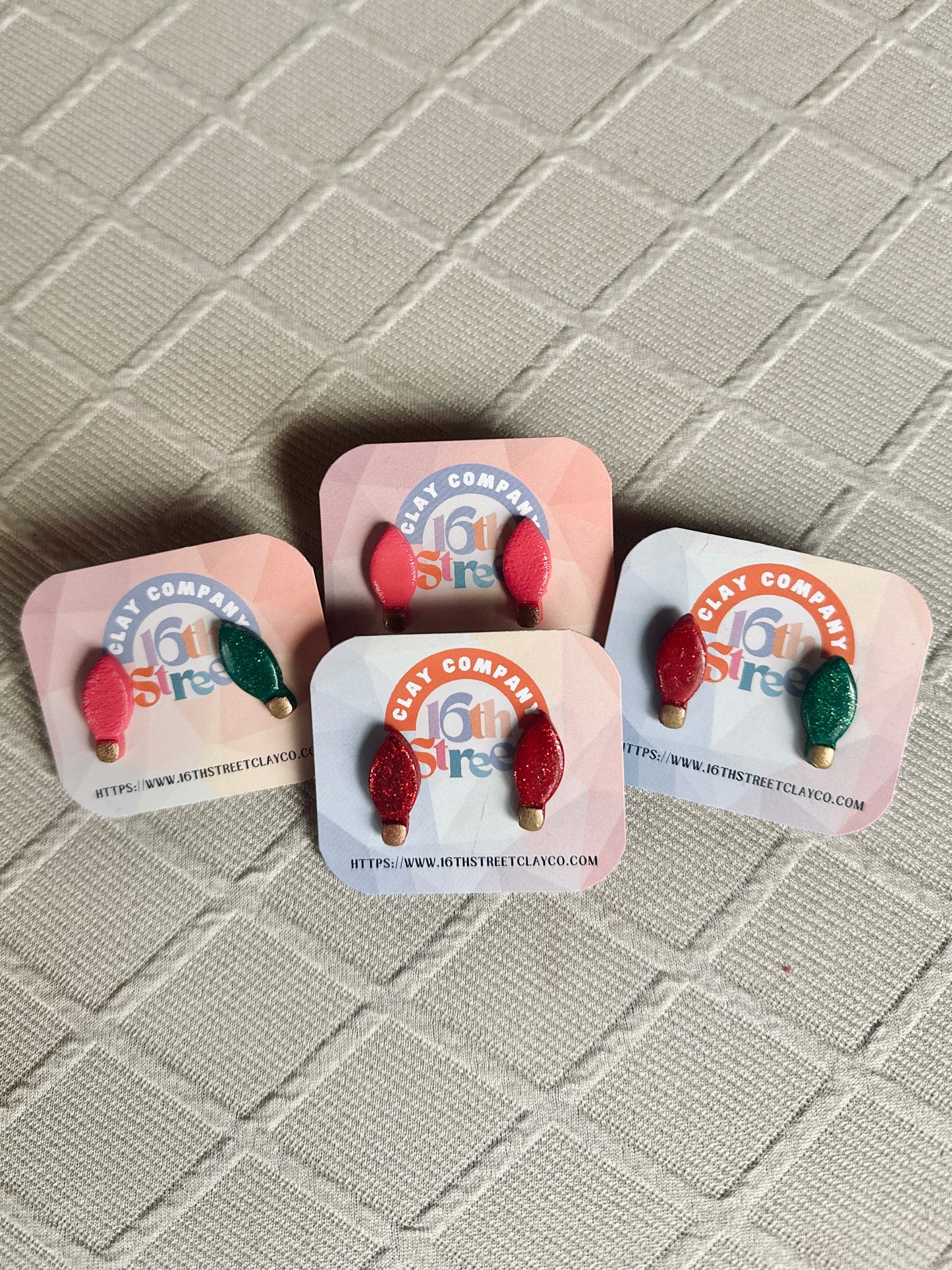 C7 Studs | Handmade Polymer Clay Earrings