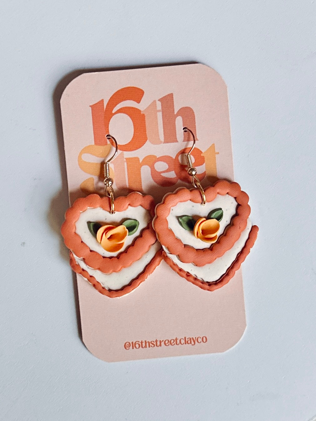 Autumn Cake Dangles | Handmade Polymer Clay Earrings