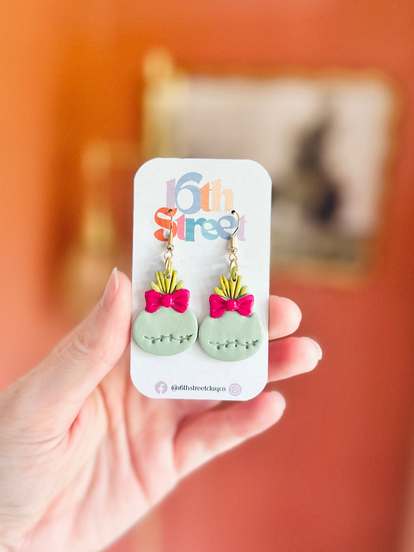 Scrumpy Toy Dangles | Handmade Polymer Clay Earrings