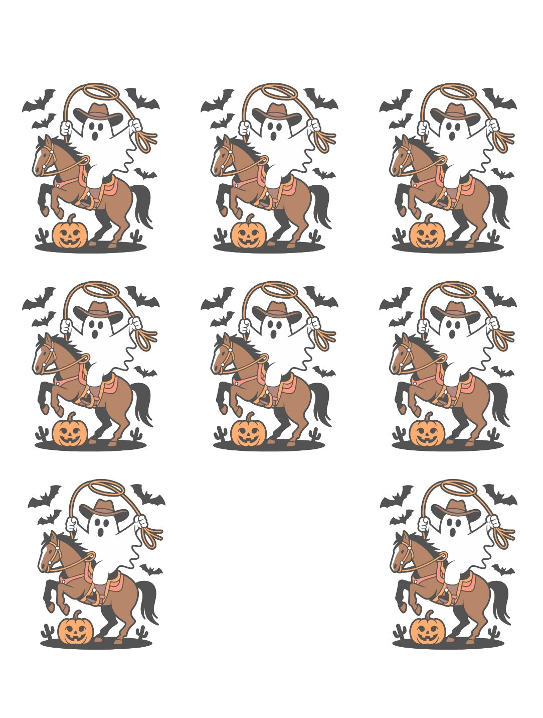Spooky Horseman | Transfer Sheet - 50