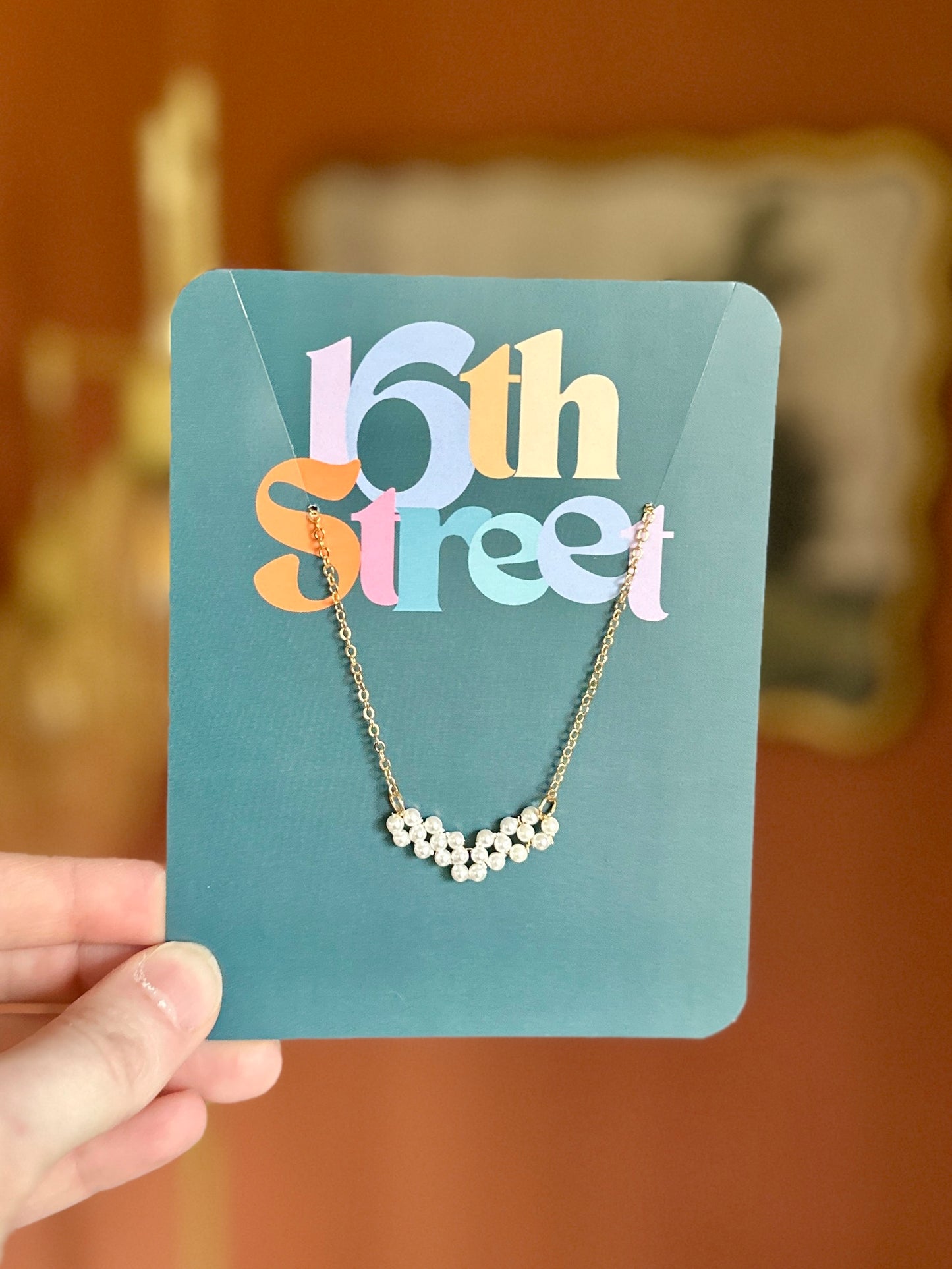 Katarina Golden Necklace - Metal Necklace