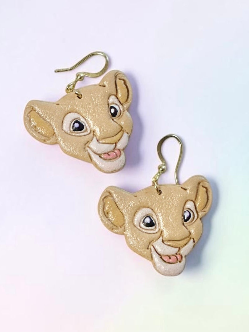 Little Safari Queen | Handmade Polymer Clay Earrings