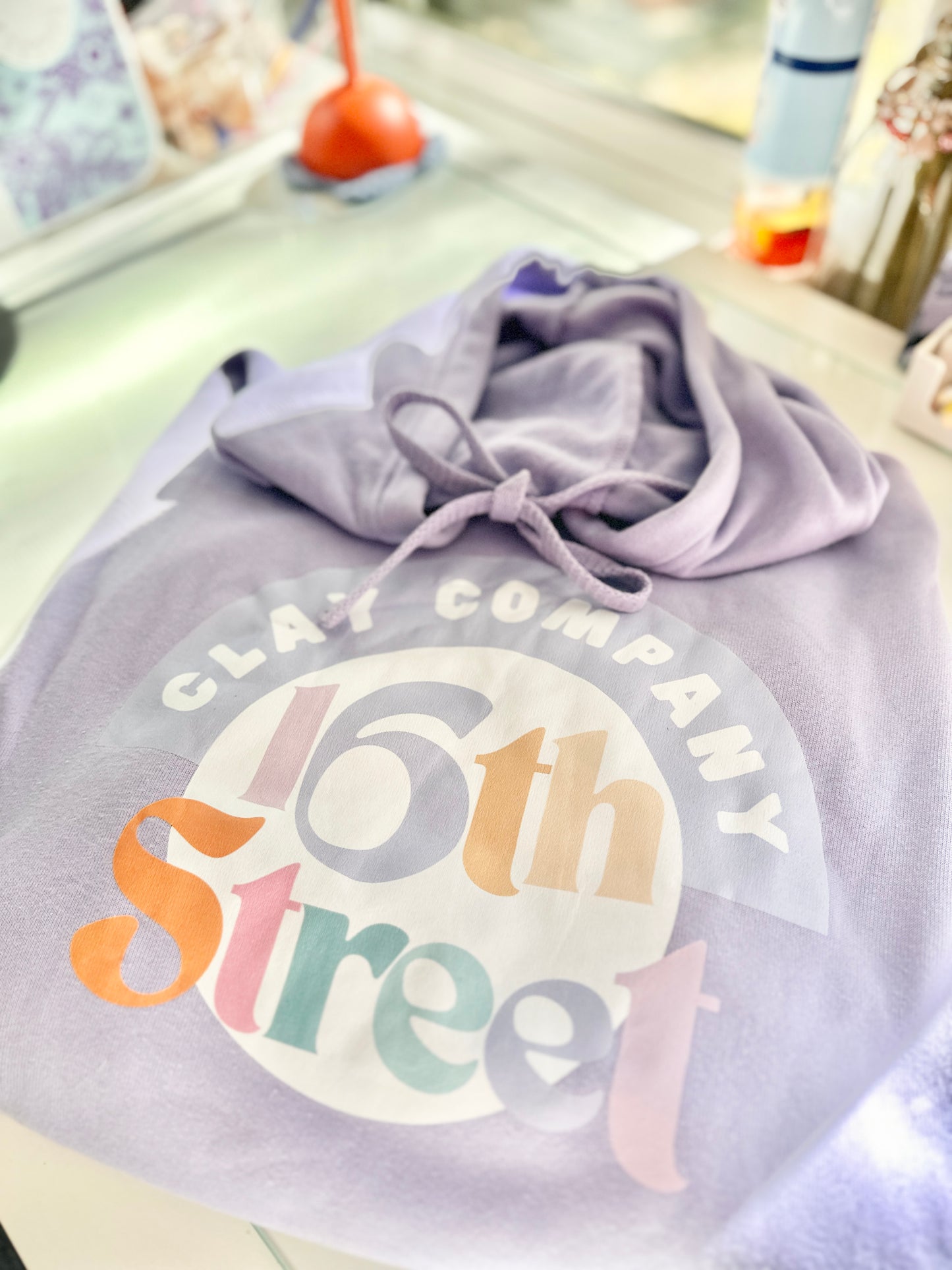 16th Street Clay Co. Hoodie (Please Read Product Description)