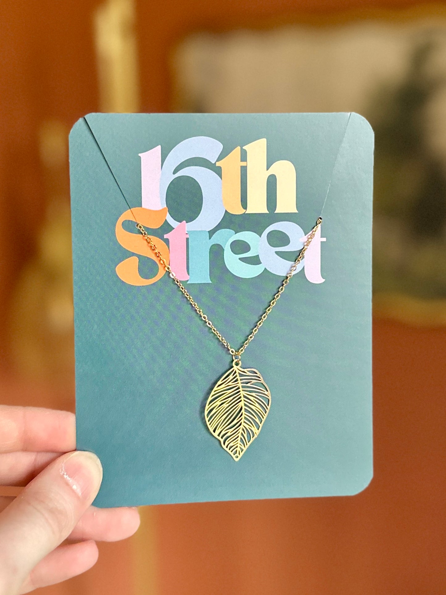 Francesca Golden Necklace - Metal Necklace