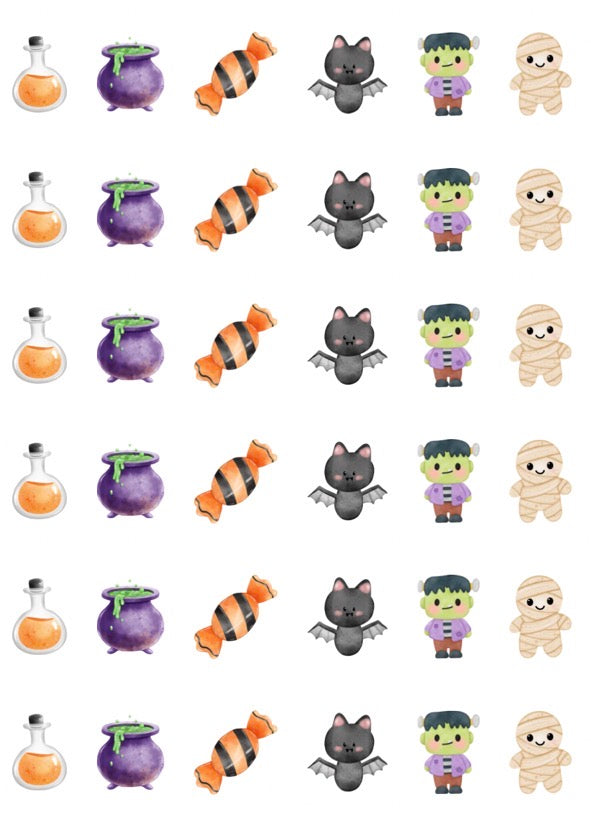 Tiny Pal Transfers (Stud or Charm Size) | Transfer Sheet - 04 + 05
