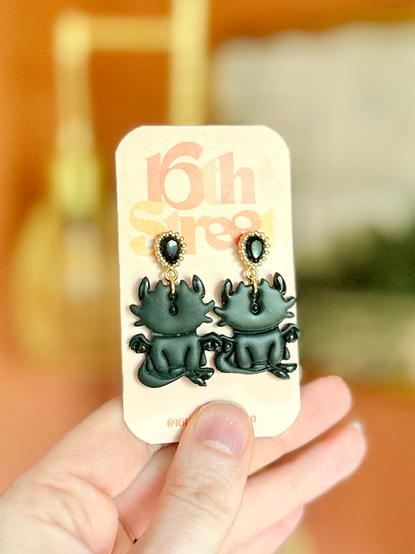 Dragon Dangles | Handmade Polymer Clay Earrings