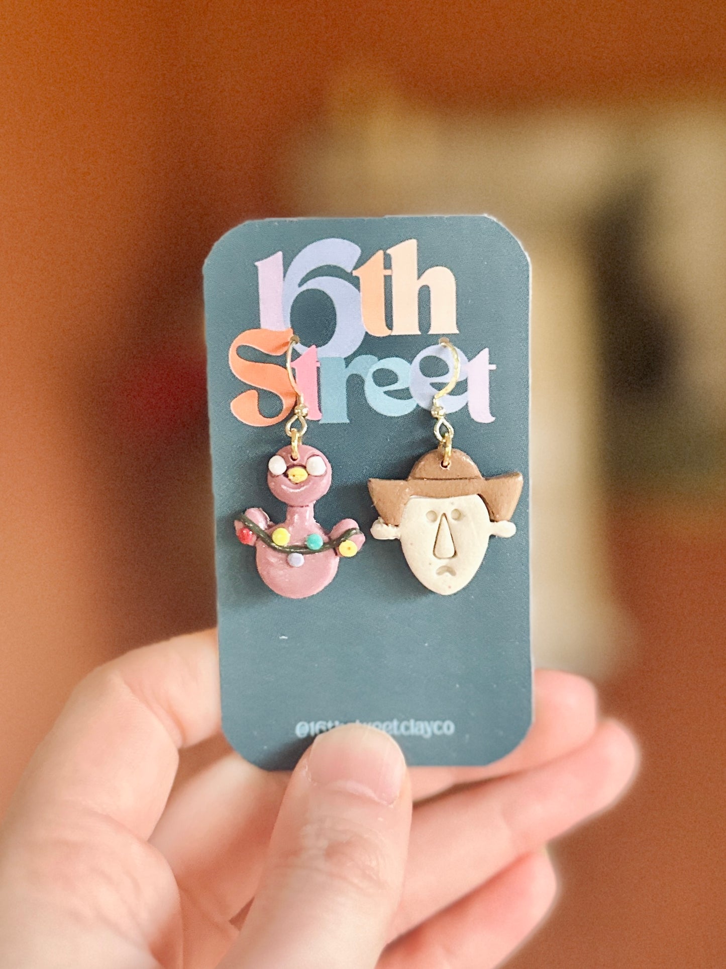 Your Favorite Friends Dangles | Handmade Polymer Clay Earrings