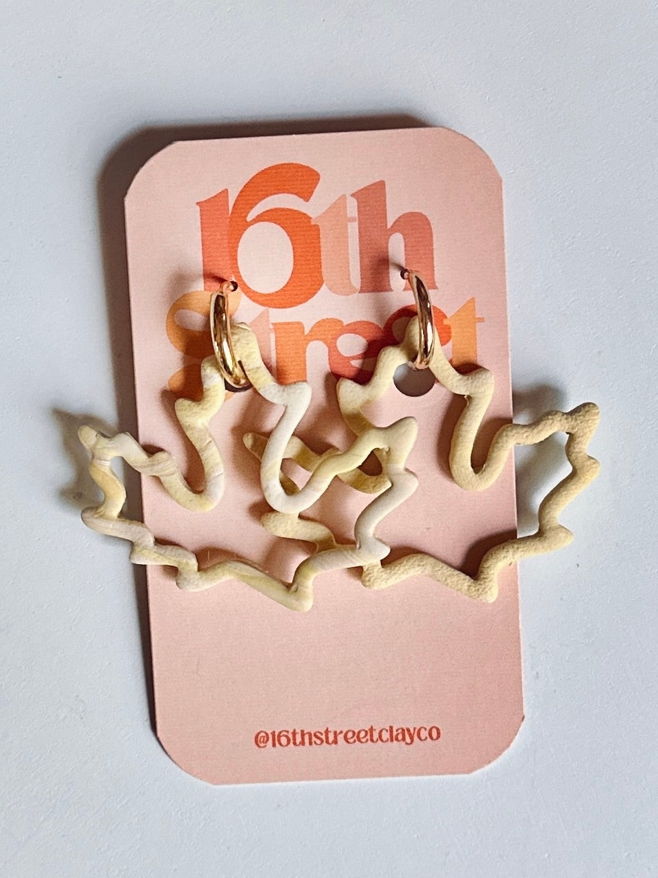 Autumn Leaves (2) Dangles | Handmade Polymer Clay Earrings