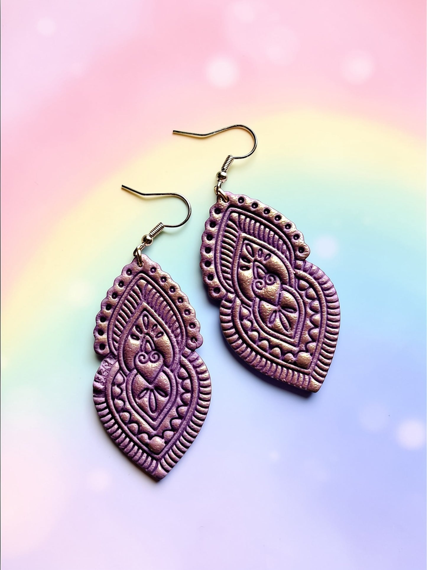 Araminta Dangles | Handmade Polymer Clay Earrings