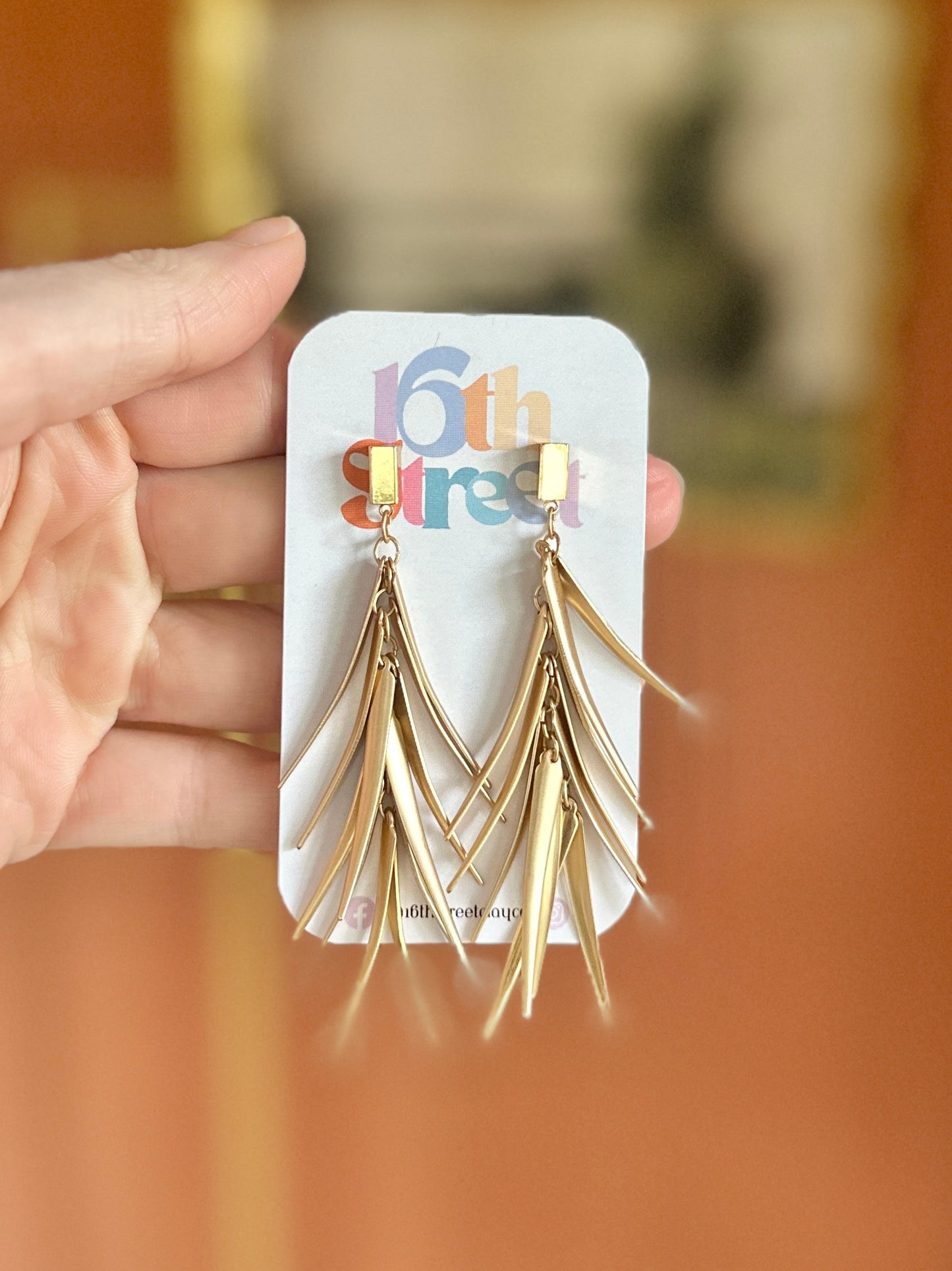Goldie Dangles - Metal Earrings