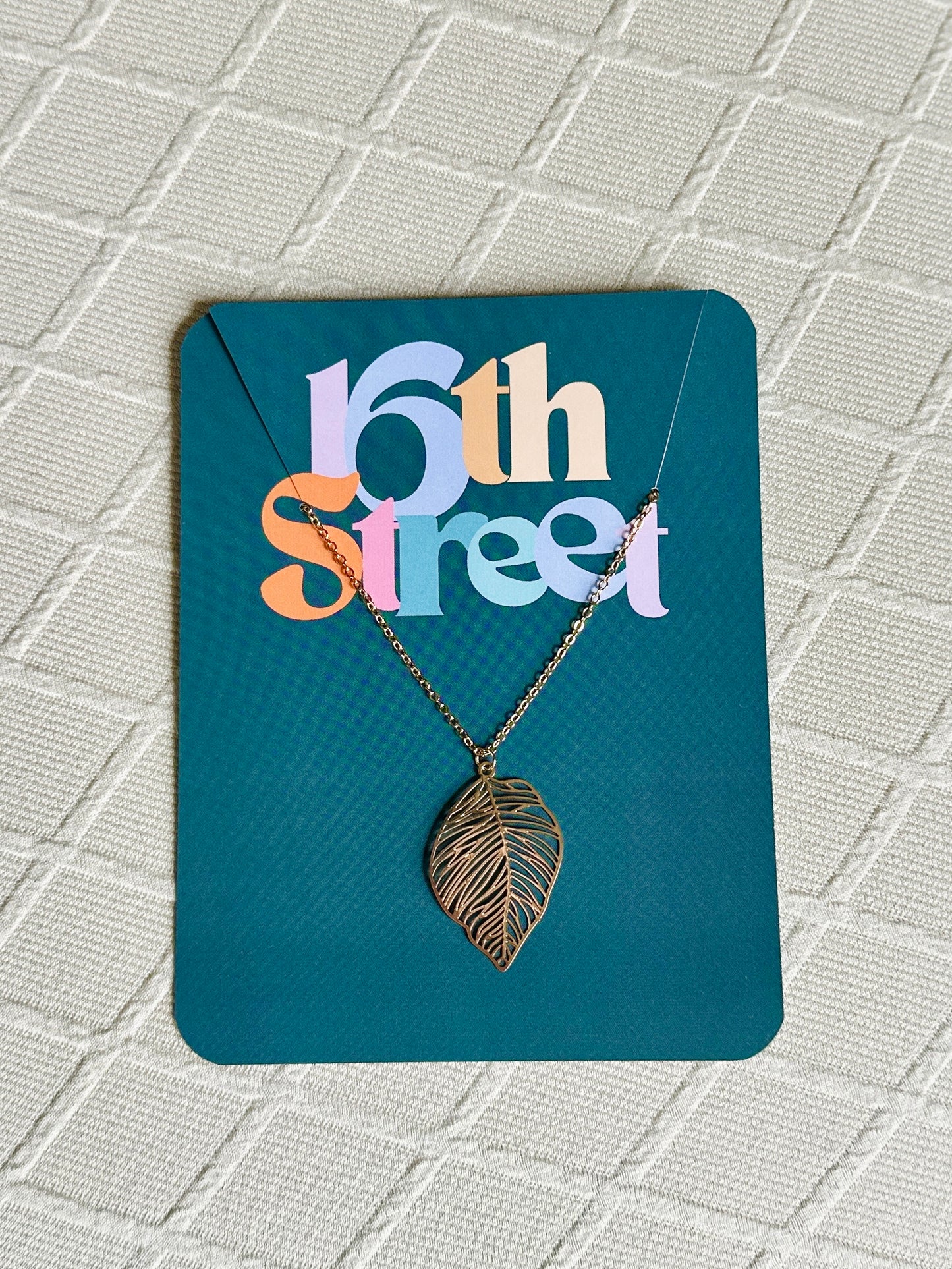 Francesca Golden Necklace - Metal Necklace