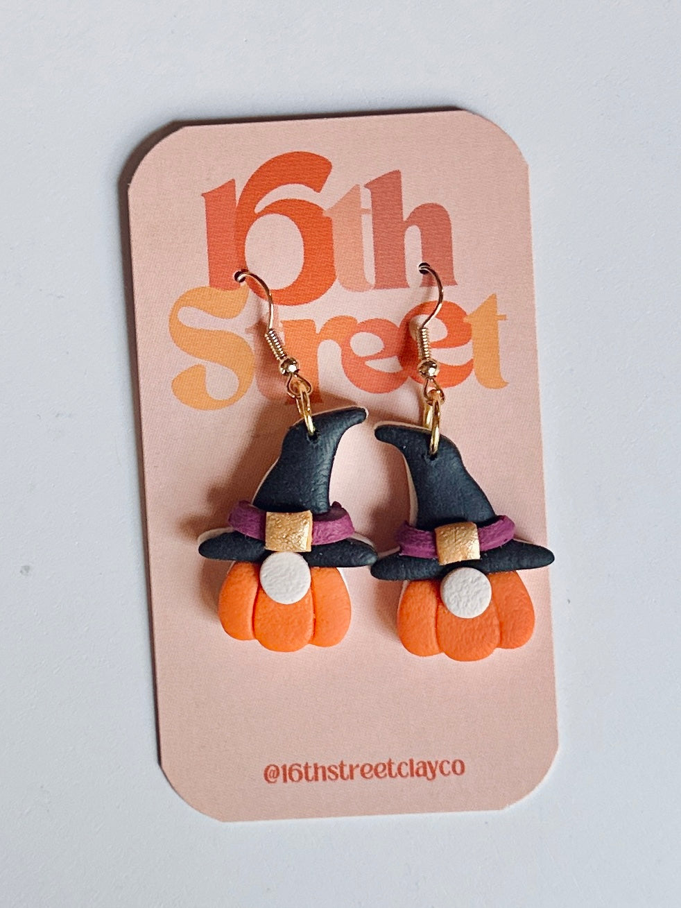 Witchy Gnomies Dangles | Handmade Polymer Clay Earrings