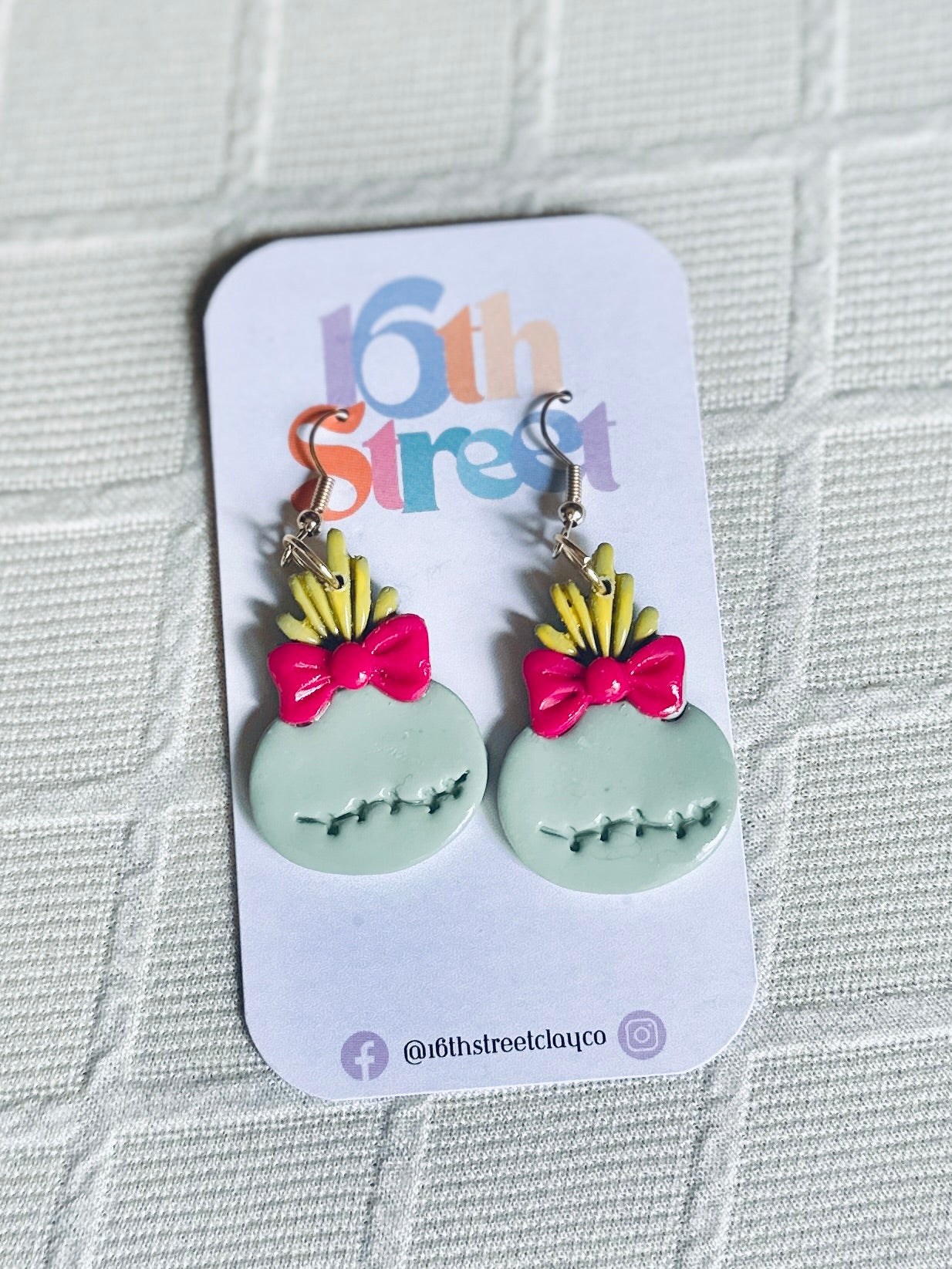 Scrumpy Toy Dangles | Handmade Polymer Clay Earrings