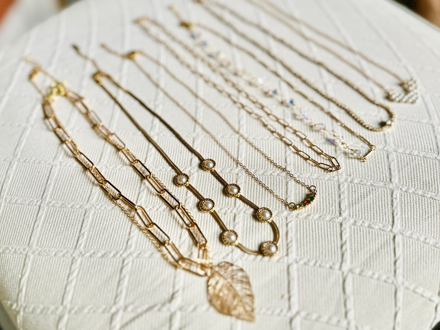 Francesca Golden Necklace - Metal Necklace