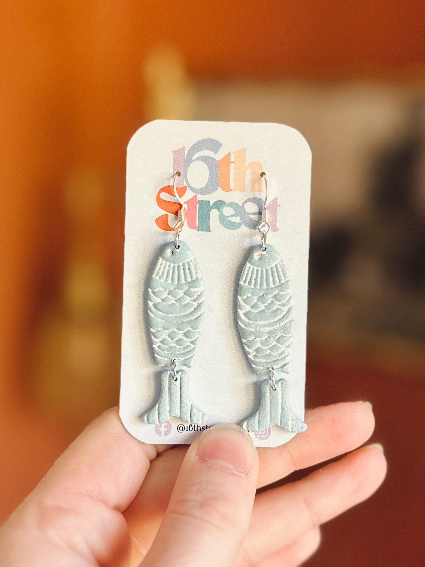 Assorted Summer Fishies Dangles | Handmade Polymer Clay Earrings