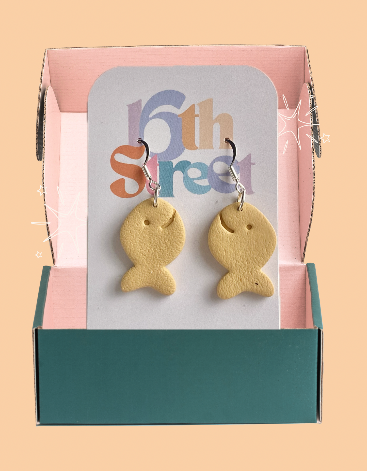 Assorted Goldfish Dangles | Handmade Polymer Clay Earrings