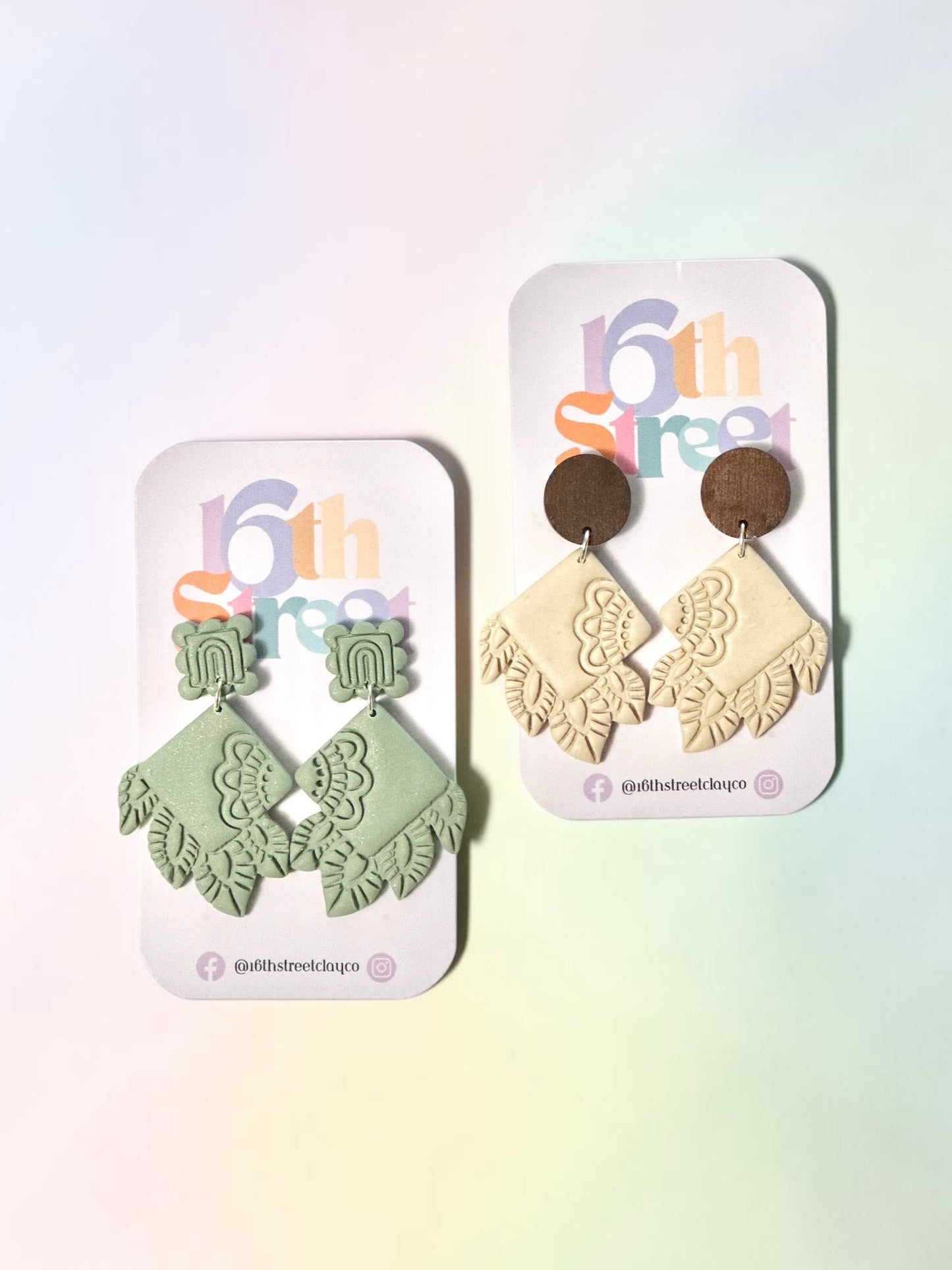 Chidi Dangles | Handmade Polymer Clay Earrings
