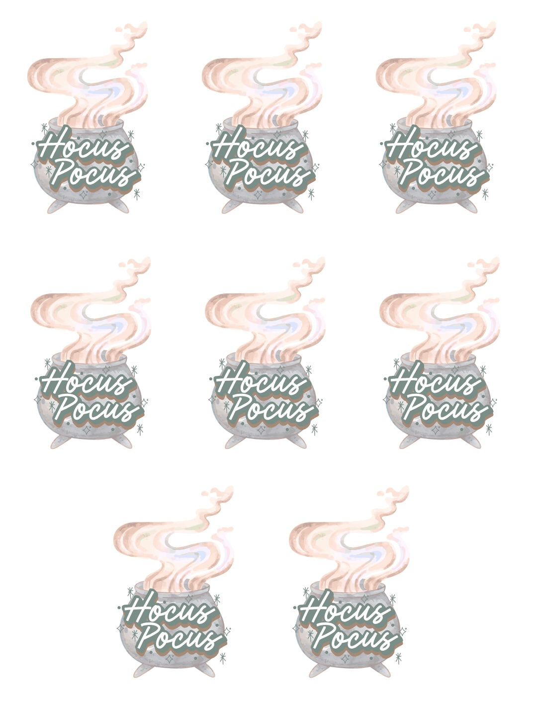 Hocus Pocus | Transfer Sheet - 54