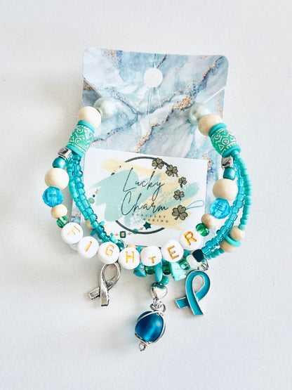 FTD Awareness Fighter Friendship Bracelet | Lucky Charm Jewelry Making