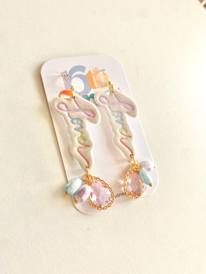 Lover Dangles (2) | Taylor Swift Inspired Handmade Polymer Clay Earrings