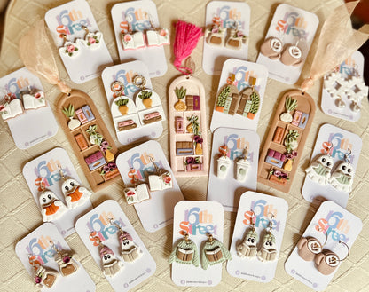 Afternoon Tea Dangles | Handmade Polymer Clay Earrings
