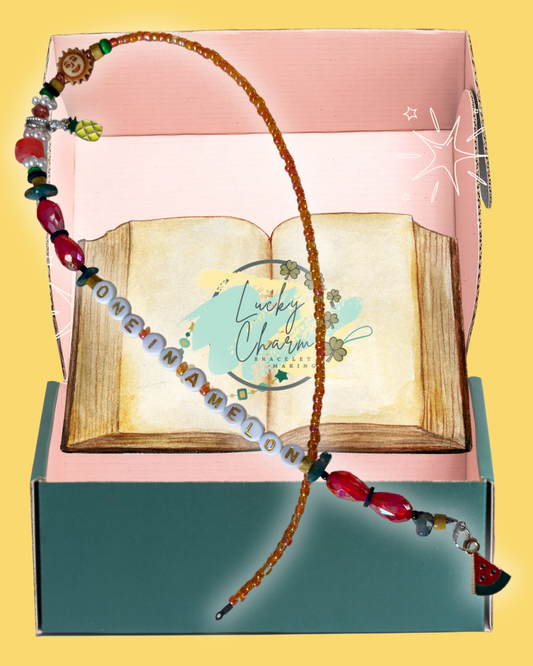 “One in a Melon” Bookmark | Lucky Charm Bracelet Making