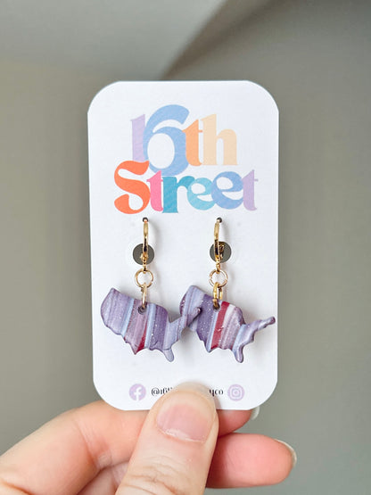 America Dangles | Handmade Polymer Clay Earrings