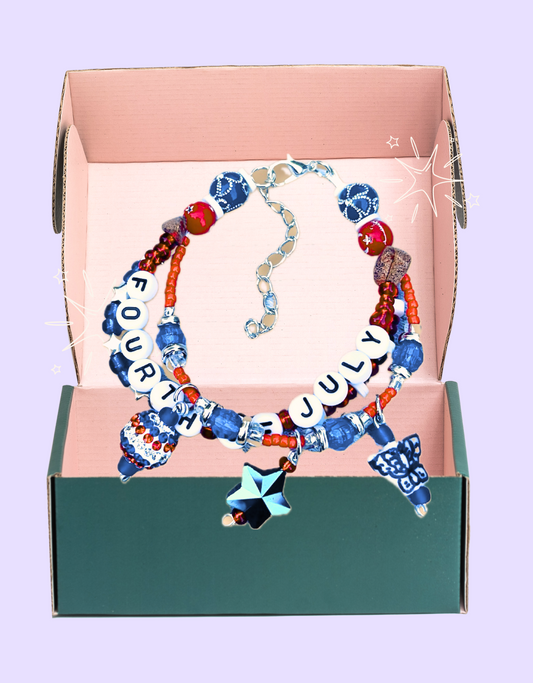 “Fourth of July” Friendship Bracelet by Lucky Charm Jewelry