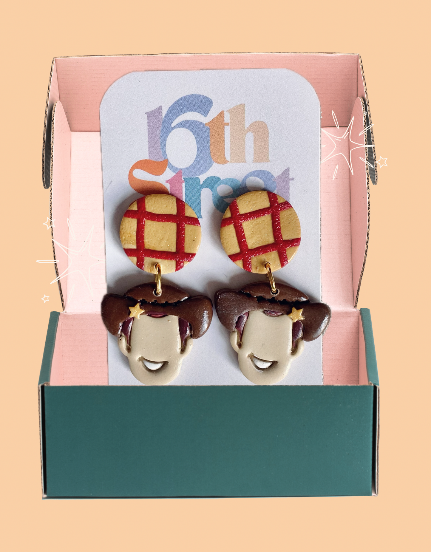 Howdy Partner | Handmade Polymer Clay Earrings