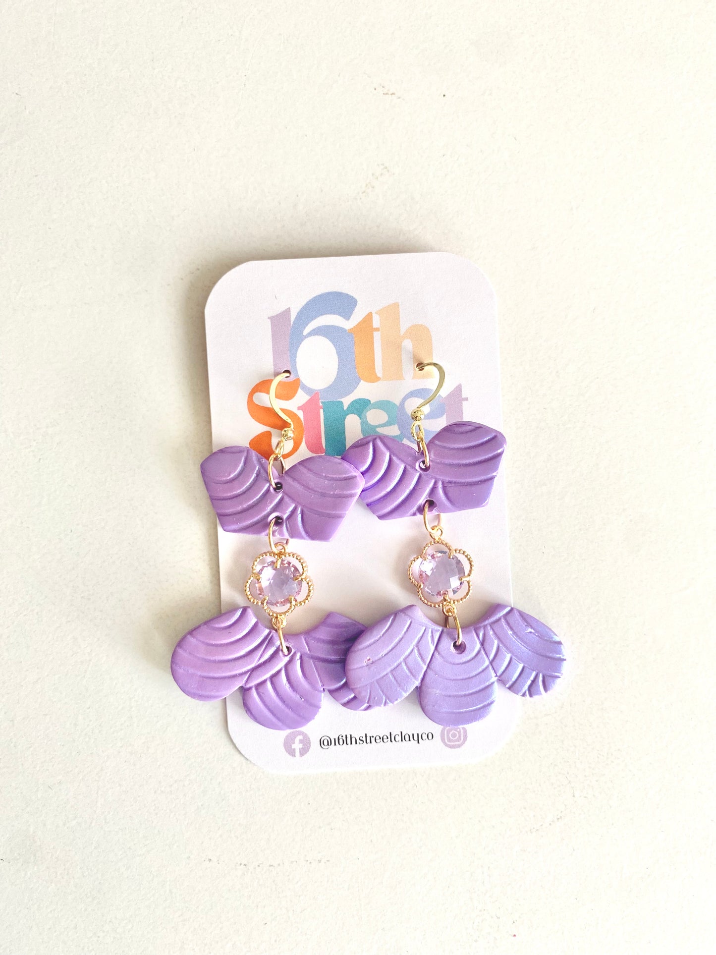 Speak Now Dress Dangles | Taylor Swift Inspired Handmade Polymer Clay Earrings