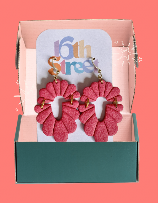 Honey Dangles | Handmade Polymer Clay Earrings