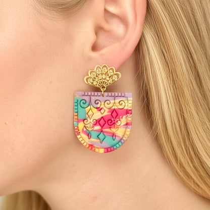 Sweeney Dangles | Handmade Polymer Clay Earrings