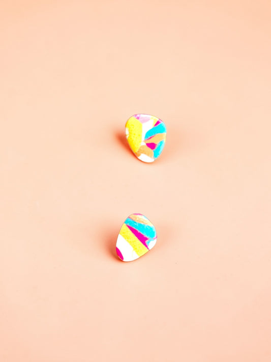 Dupris Studs | Handmade Polymer Clay Earrings