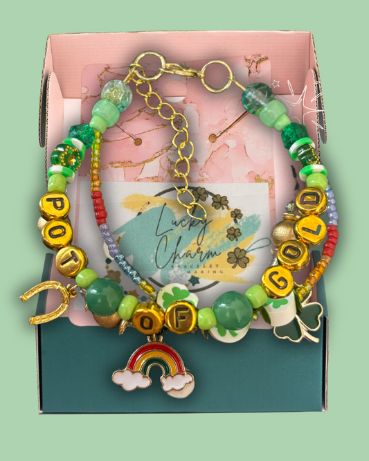 Pot of Gold Friendship Bracelet by Lucky Charm Jewelry