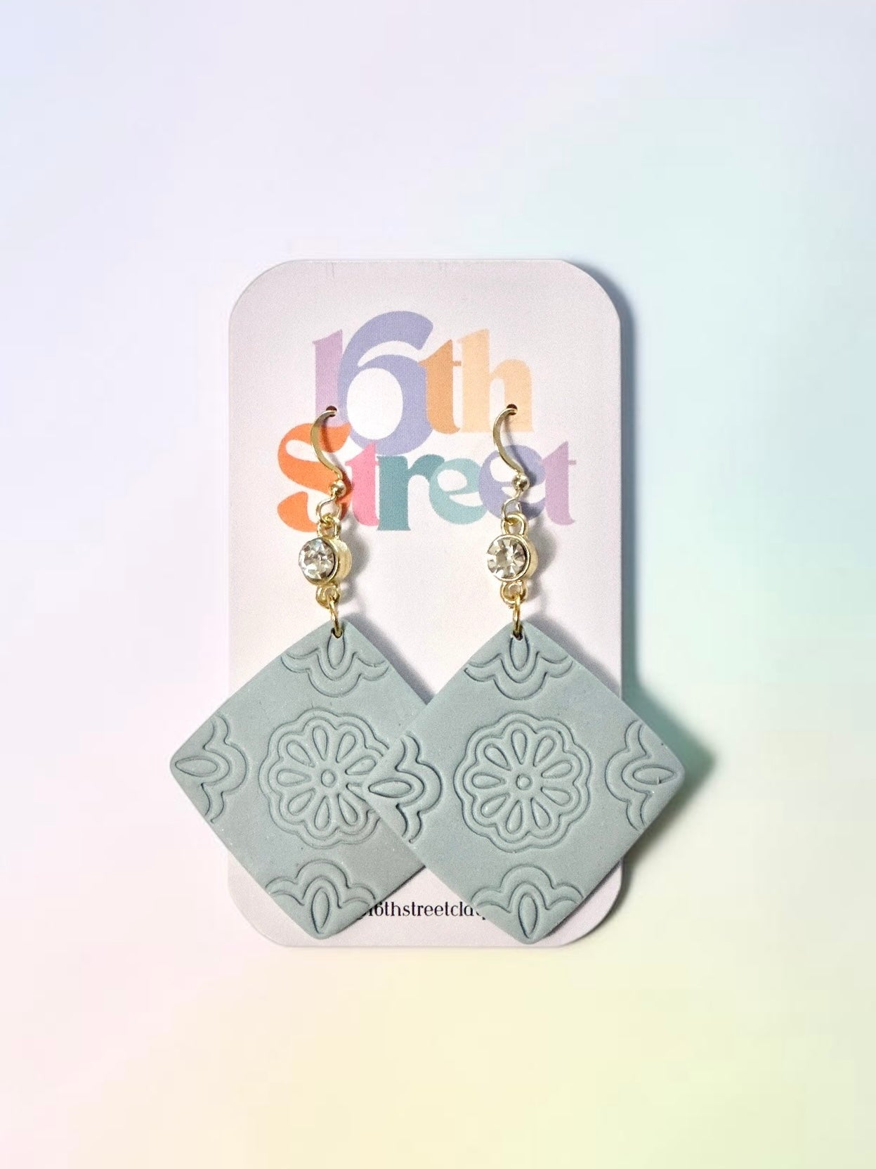 Fatima Dangles | Handmade Polymer Clay Earrings