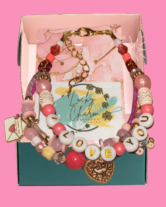‘I Love You’ - Friendship Bracelet by Lucky Charm Jewelry