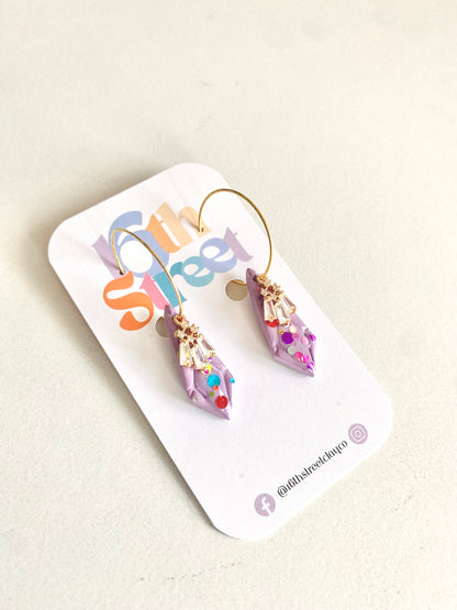 Bejeweled Dangles (2) | Taylor Swift Inspired Handmade Polymer Clay Earrings