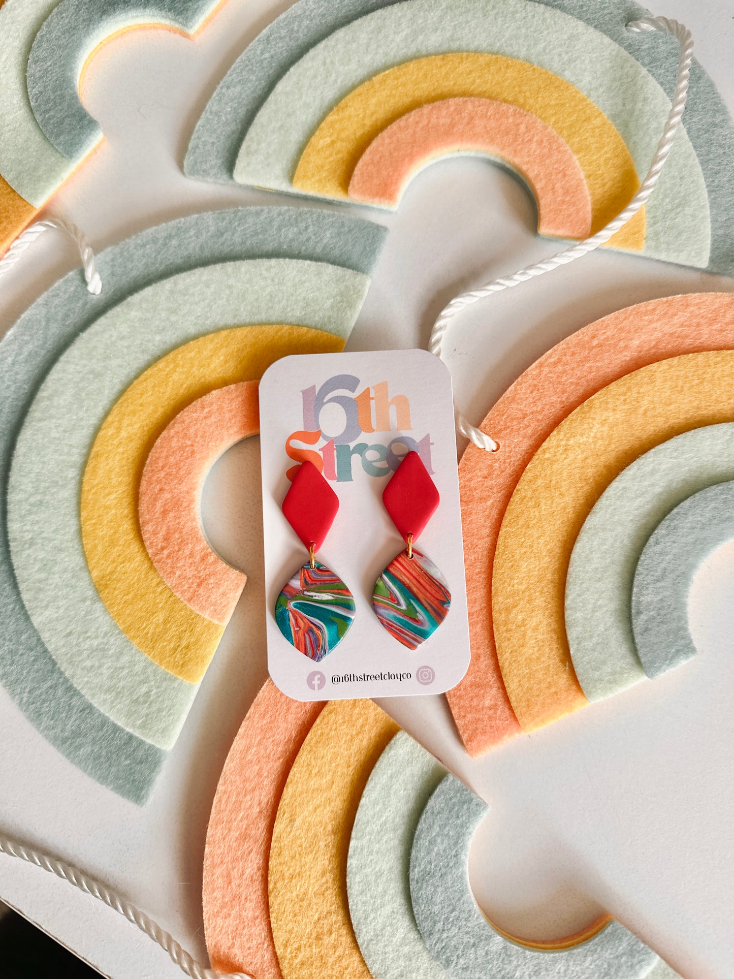 Matilda Dangles | Handmade Polymer Clay Earrings